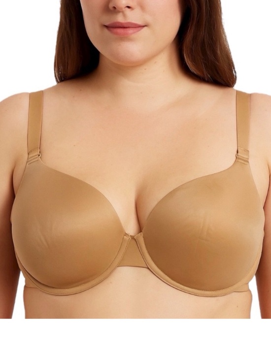 Lilyette Other - Lilyette by Maidenform 40D Nude Full Coverage Underwire T-Shirt Bra Beige Tan